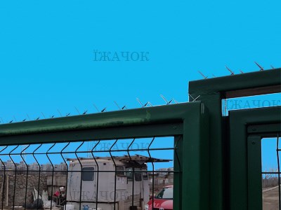 Overlay Zjachok - for fences, roofs, window sills, gates, etc. analogue decorative jumper Spike