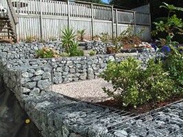 gabions terrace