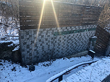 photo of welded gabions