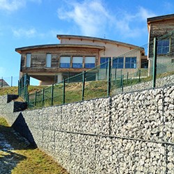 welded gabion retaining wall