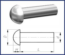 round head rivet