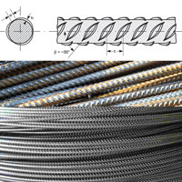 3-ribbed ribbed wire for reinforcing mesh