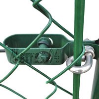 tensioning the canvas mesh Chain-link tensioner