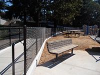 mesh netting in the park