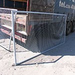 Сетка канилированная покрашенная в белый цвет 