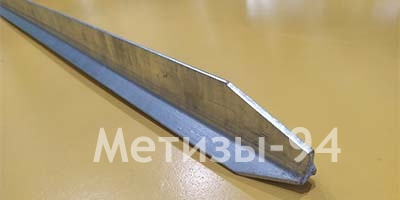 Загострений кінець металевого стовпчика для огорожі ТМ Казачка