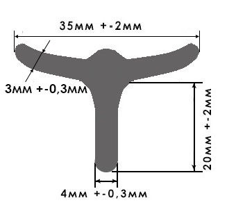 T-pillar profile diagram