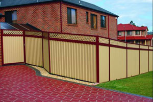 Corrugated fence