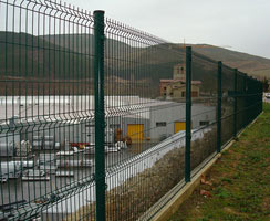 Fences made of wire panels, similar to the fences of TM Kazachka