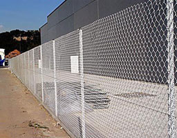Chain link fence