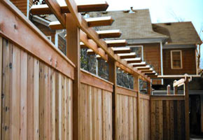 photo of wooden fence