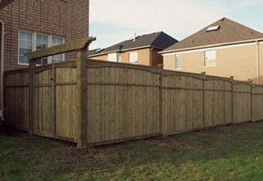 wooden fence, photo