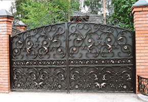 forged fence, photo