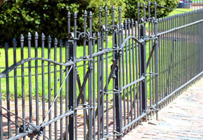 Forged fence, photo