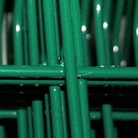 galvanized fences with a polymer coating