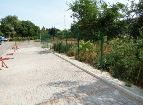 Cossack fence around the store