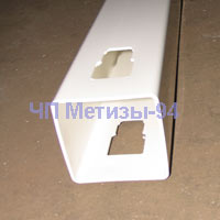 Poles for blind fences with bars